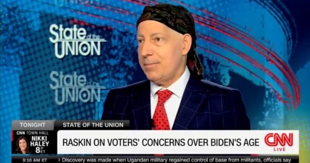 Rep. Raskin's Recent Justification for Biden's Fragile Condition and Advanced Age Draws Humorous Reactions (VIDEO)