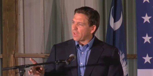 DeSantis Dismantles Hysteric Heckler's Fascist Accusation Amidst Cheering Crowd - Protects Children (Video)