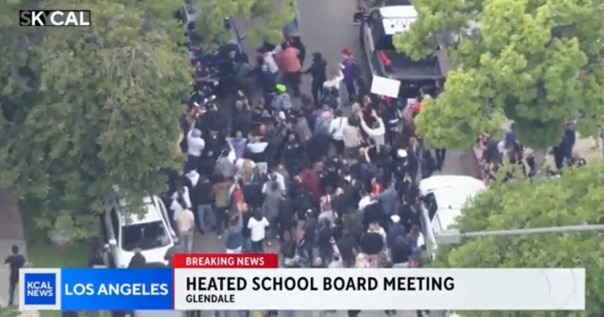 Armenian Men Fiercely Confront Antifa and Far-Left Protesters at Glendale, CA School Board Meeting Discussing Pride Events (VIDEO)