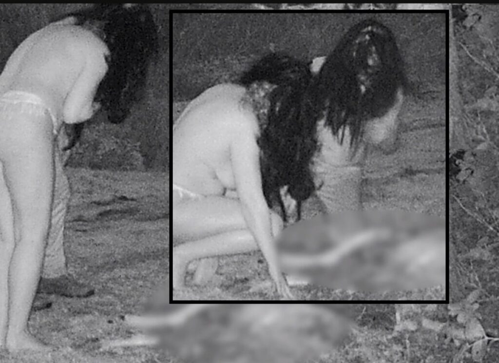Shocking Footage: Nurse's Camera on Deer Carcass Accidentally Exposes Strange Semi-Nude Activities of People!