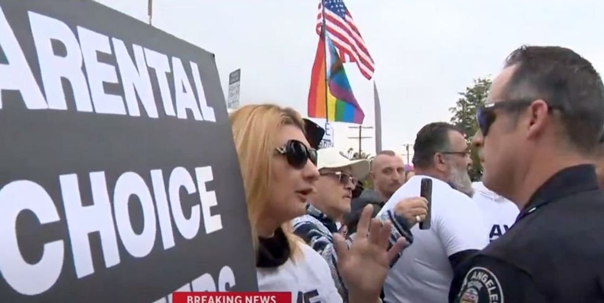 Shocking Confrontation: Parents Battle LGBTQ Activists at a California School Pride Day! See What Caused It!