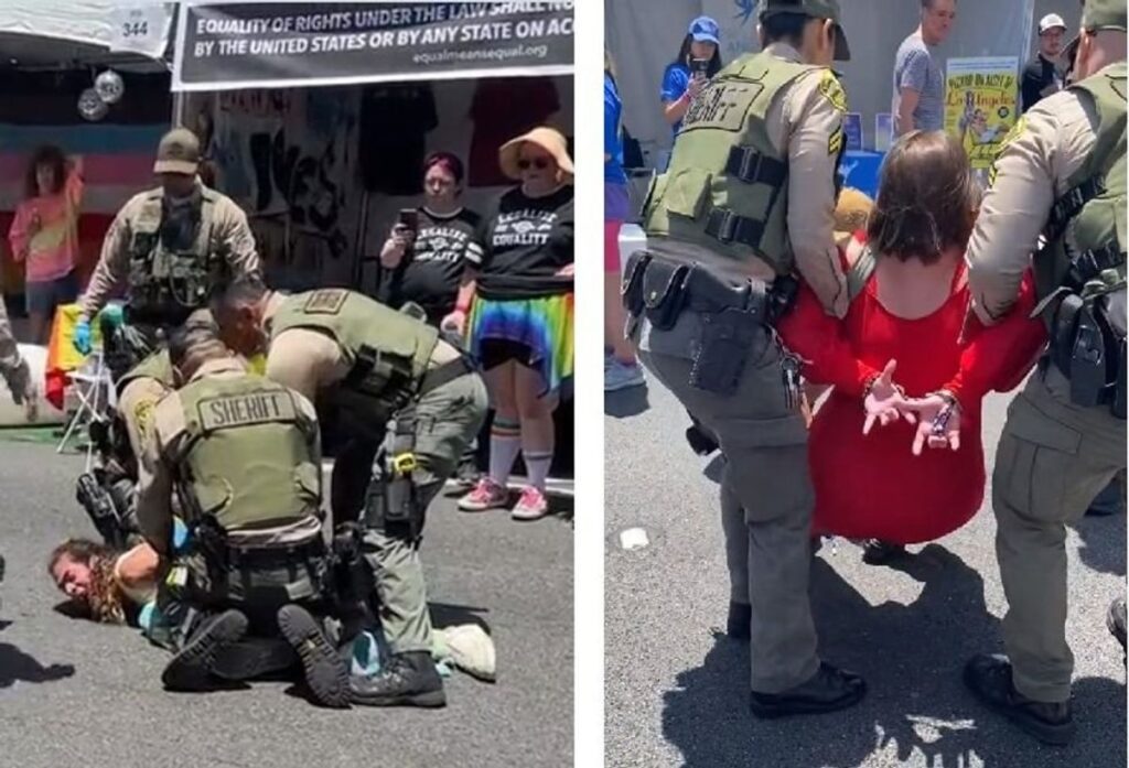 Shocking Arrest at Pride Event: LGBTQ Activist With a Secret Warrant Caught in Homophobic Encounter – You Won't Believe What Happened!