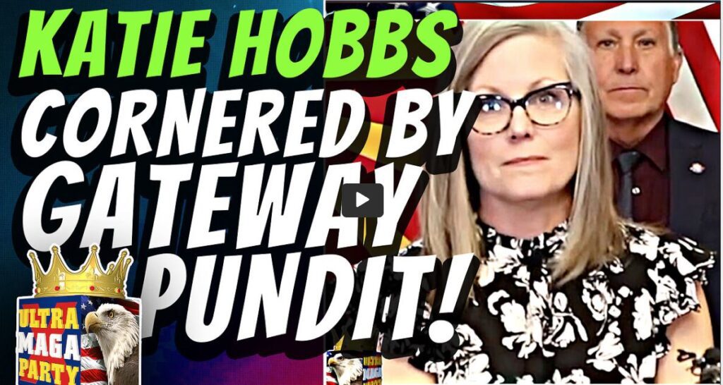 THRILLING! MEGA MAGA BASH FEATURES: The Gateway Pundit's Jordan Conradson Tackling Katie Hobbs on Election Fraud (VIDEO)