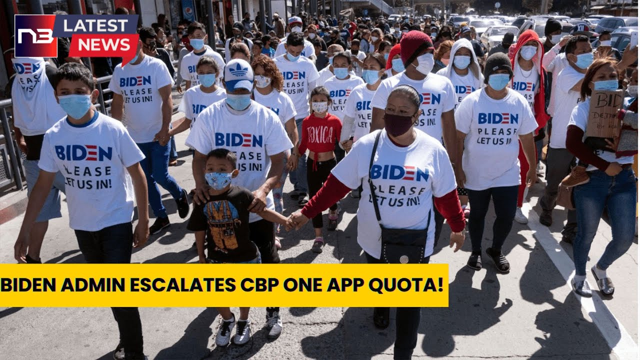 SHOCKING: Biden Admin Widens CBP One App, Deluges US with 40k Foreign Nationals Every Month!