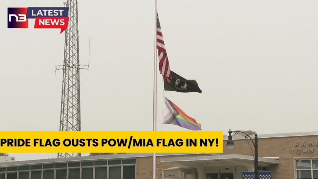 Outrageous! Pride Flag Dominates Town Hall In Disrespectful Attack on Veterans!