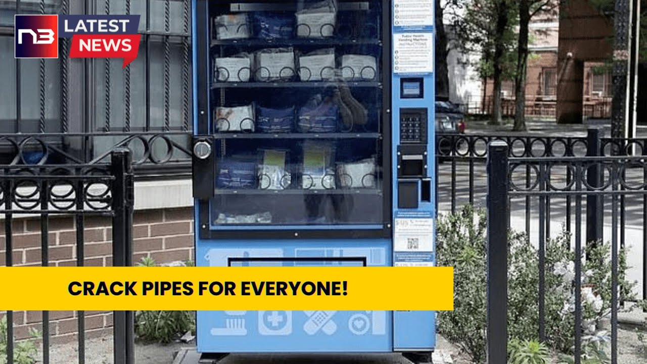 Shocking! Free Narcan and Crack Pipes now available in NYC vending machine