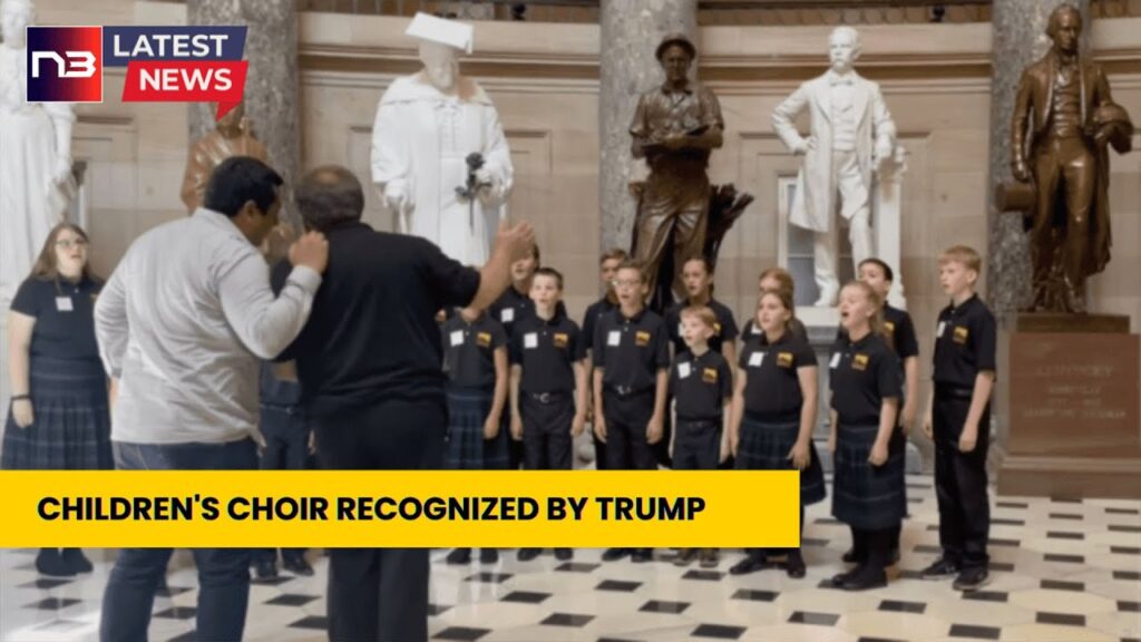 Unbelievable! Trump Invites Children's Choir After National Anthem Disruption