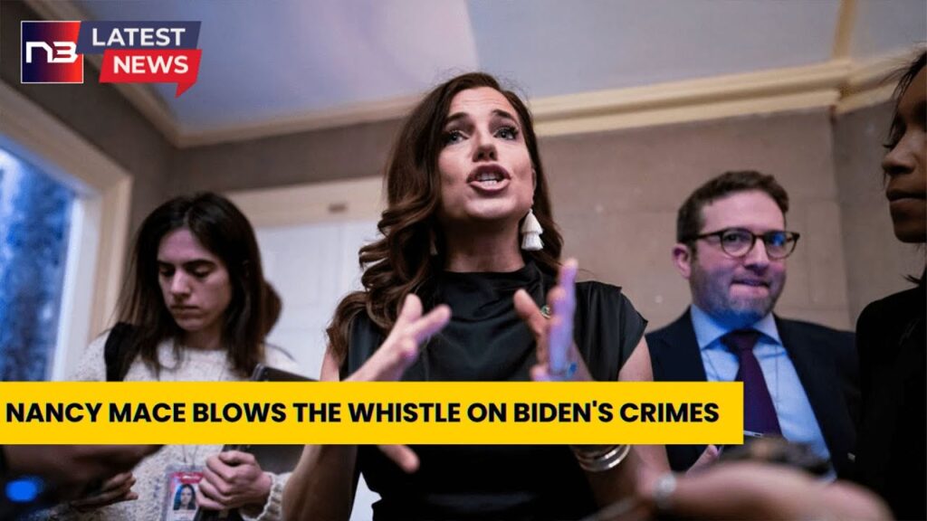 SHOCKING: Nancy Mace Unveils Biden's Freudian Slip in Bribery Scandal!
