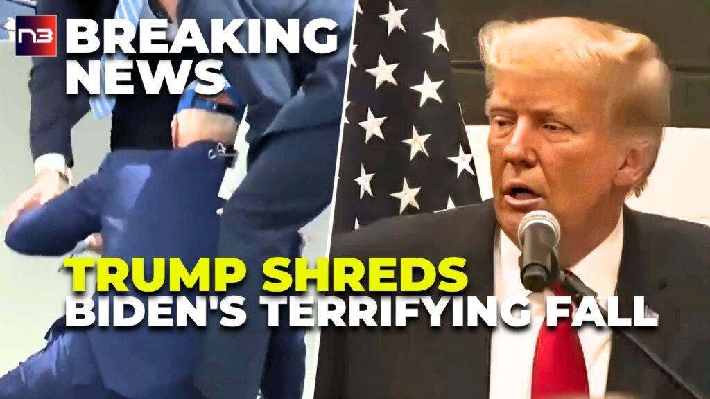 Trump Lashes Out with Brutal Reaction After Biden's Terrifying Fall Exposes Disturbing Truth