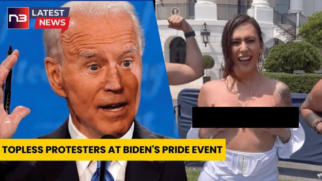 Biden's "Topless" Pride Party Plunges White House Into Shame