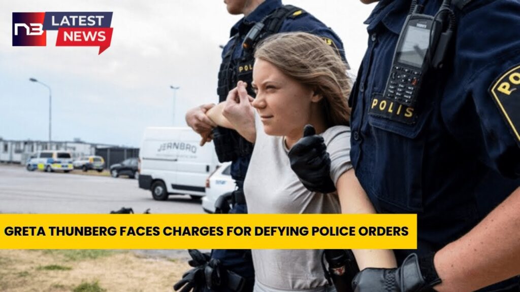 Greta Thunberg Dragged Away by Police During Intense Oil Tanker Protest!