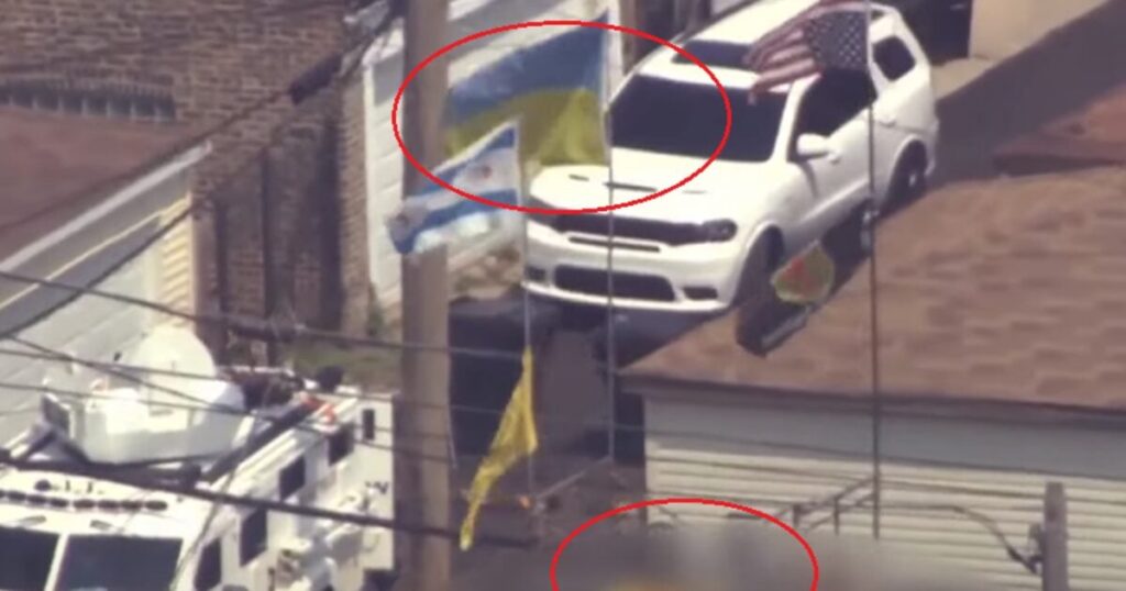 Nazi Flag-Wielding Ukraine Supporter Ends Life in Chicago Police Standoff – Media Omits Ukraine Flag From Reports