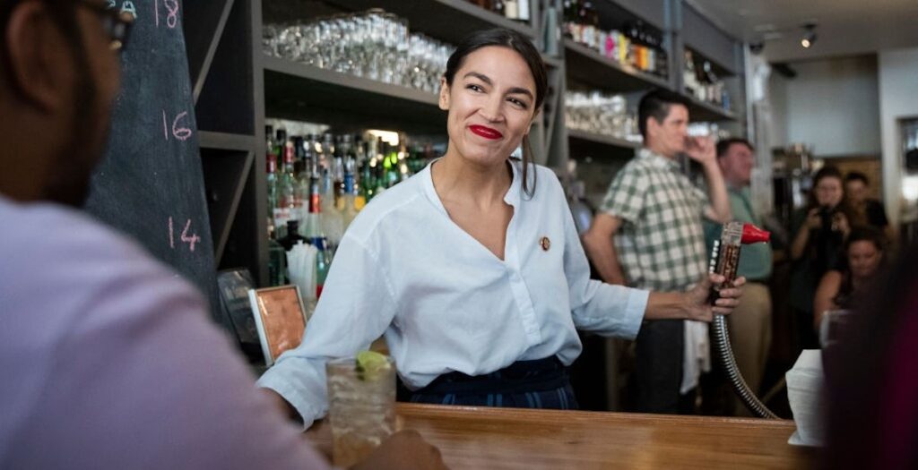 AOC's 'Mansplaining' Tale as Bartender: Grievance or Blown Out of Proportion?