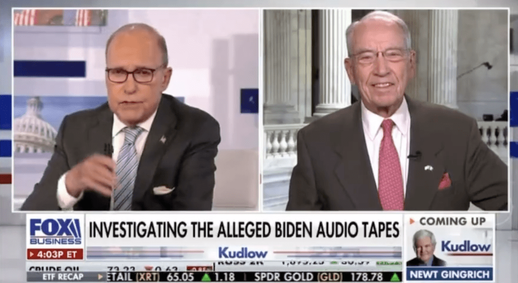 Accusations Fly: Grassley Claims Biden's Links with Foreign Figures Concealed by DOJ
