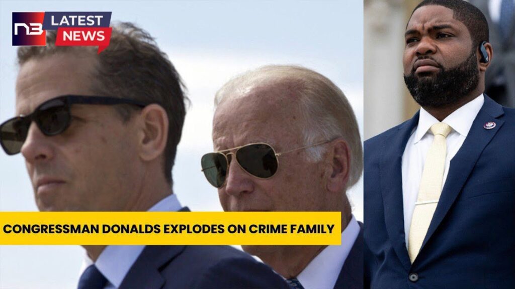 Rep. Donalds Unmasks Alleged Biden Family Corruption: An Unreported Pay-for-Play Scandal?