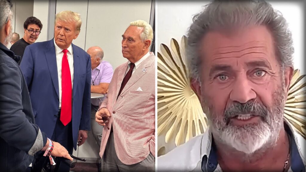 Trump Meets Hollywood Icon Mel Gibson Backstage at UFC 290: A Power Play Unveiled