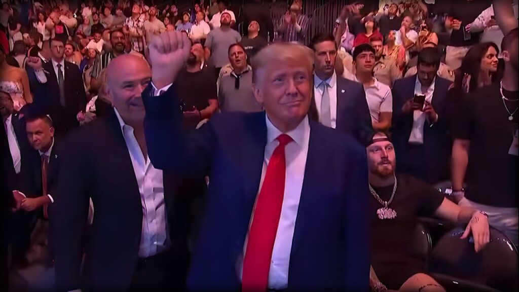 Trump's Viral Tribute to UFC 290 Crowd: A Unique Perspective