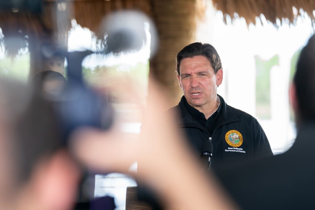 DeSantis Halts Campaign, Faces Hurricane and Looting Threat Head-On: 'You Loot, We Shoot'