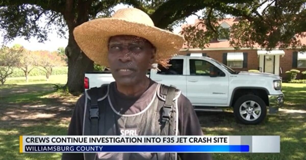 Retired Man's Startling Brush with Fallen F-35 Jet - Meteorite or Military Mishap?