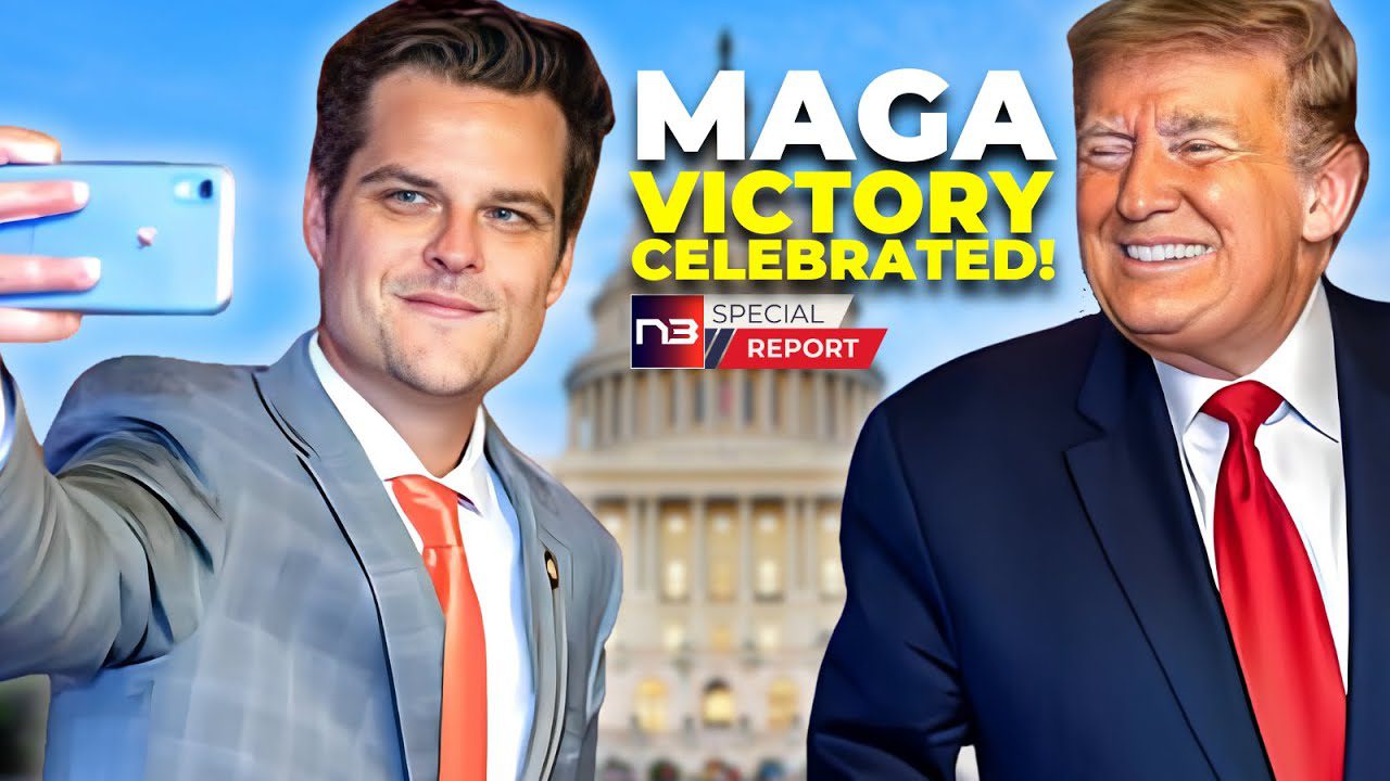 MAGA Victory! Trump and Gaetz Celebrate Mike Johnson's Win!