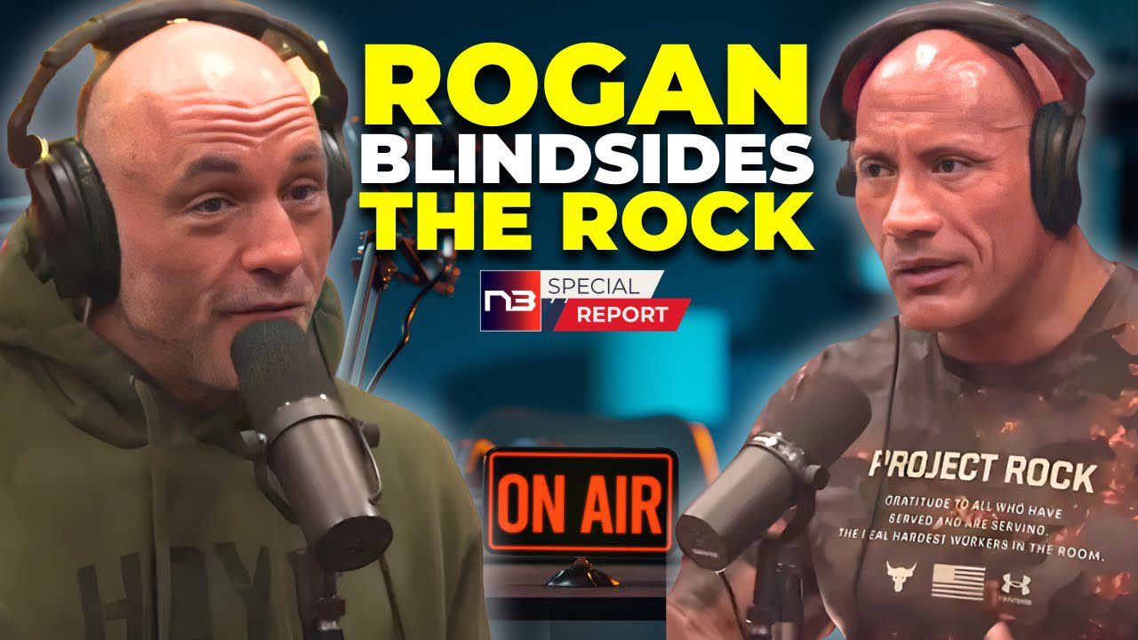 The Rock's Biden Gaffe Goes Viral on Rogan's Show!