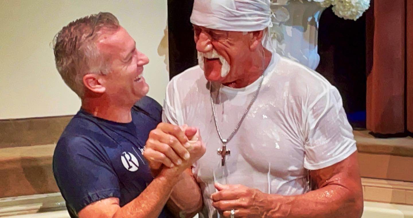 Wrestling Titan Hulk Hogan's Holy Twist: Swaps Ring for Baptismal Waters!
