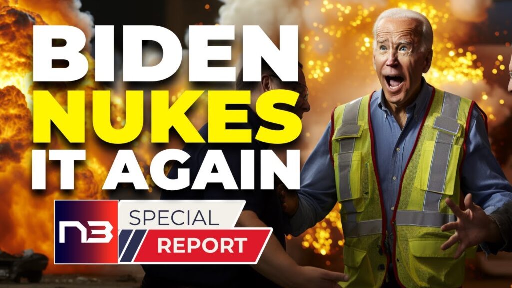 Biden Nukes It Again With Wild "Blow Up World" Boast And "Congressman Trump" Brain Freeze