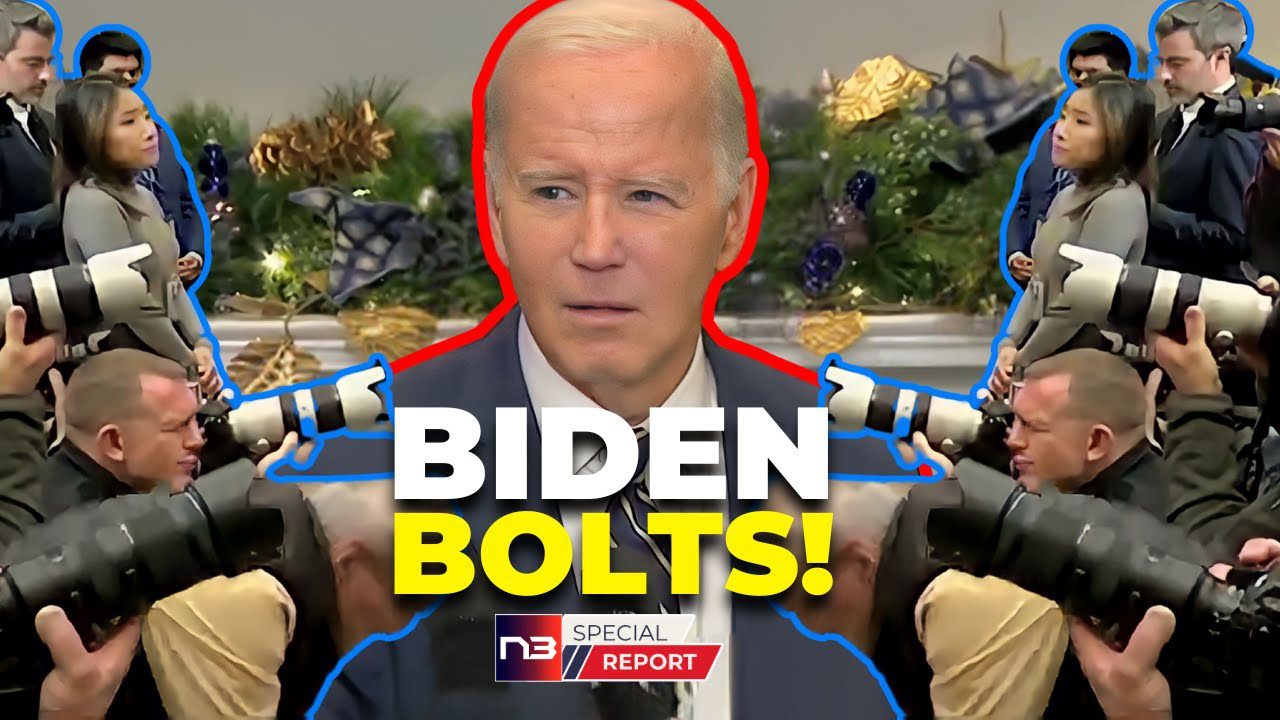 Biden Bolts From Podium After Caught Lying About Meetings With Hunter's Partners