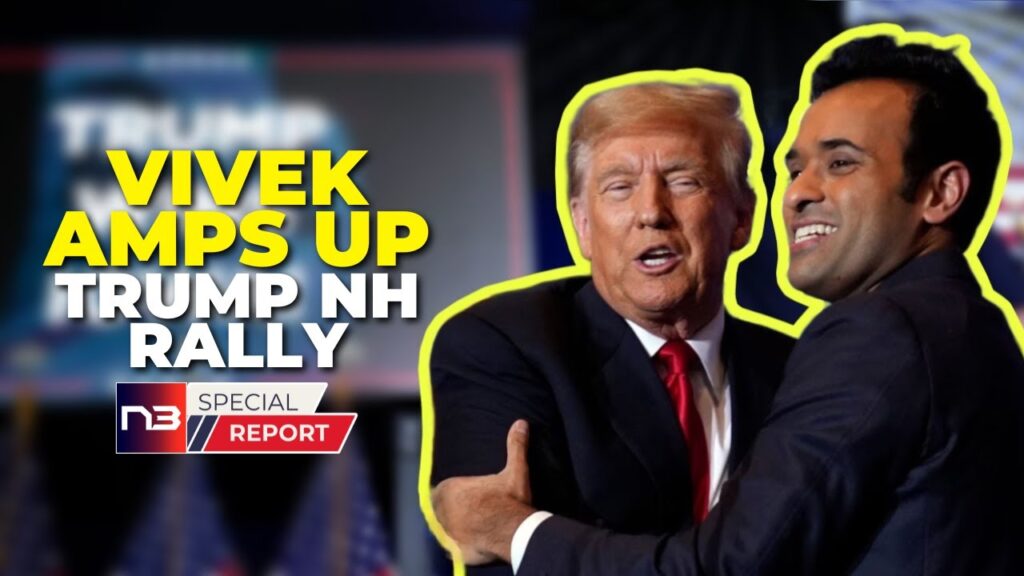 DON'T MISS IT! Vivek Joins Trump, Lights Up NH Rally, Crowd Goes WILD for Trump's New Secret Weapon