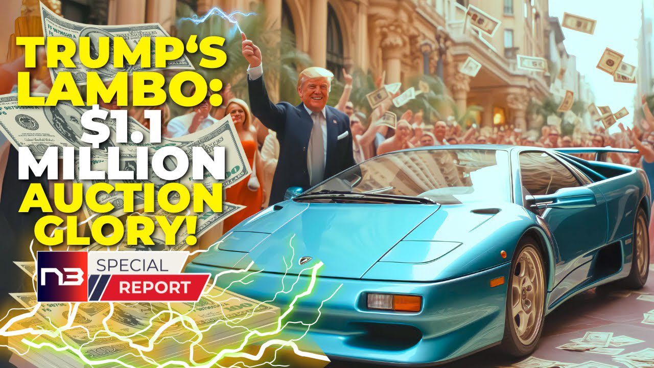 Trump's Magic Touch Turns Lamborghini Into $1.1 Million Goldmine, Sends Crowd Wild at Auction