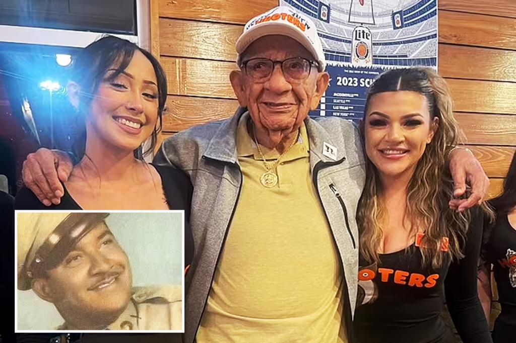 101-Year-Old War Hero Celebrates Birthday at Hooters, Embracing Life with Unmatched Zest!
