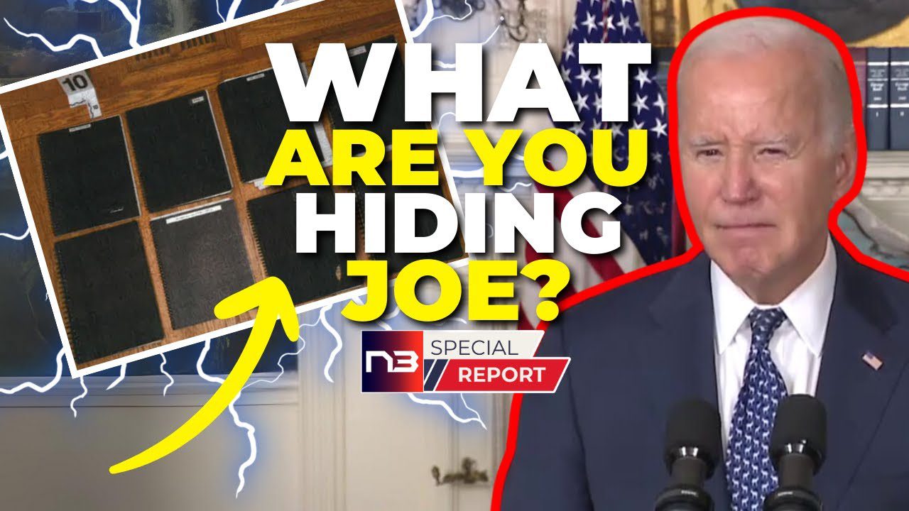 Biden Stonewalls Questions On Black Notebooks With Classified Info - What Is He Covering Up?