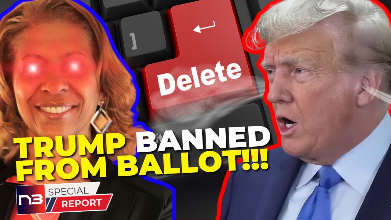 OUTRAGE!!! TRUMP REMOVED FROM BALLOT!!!