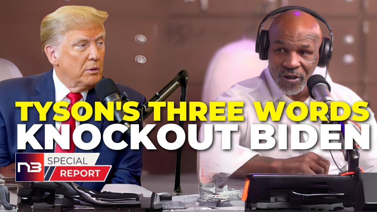Mike Tyson Throws 3 Word Knockout Punch for Trump 2024 - Biden is on the Ropes!