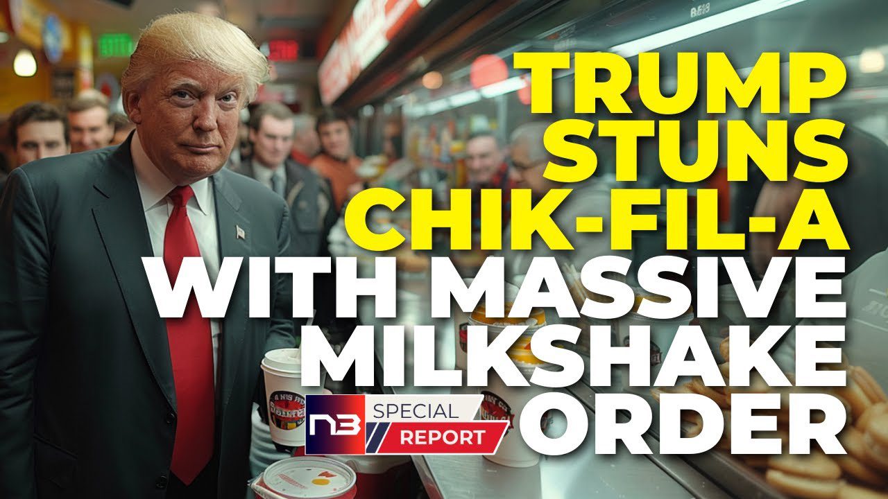 Trump Stuns Chick-Fil-A with Massive Milkshake Order Sending Shockwaves Nationwide