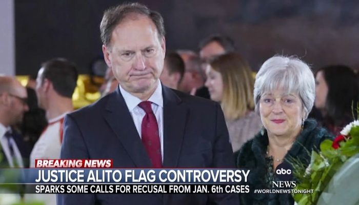 Shocking NewsBusters Podcast: The Alito Bandito Triggers Chaos with Upside-Down Flag Display - You Won't Believe It!