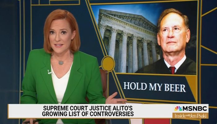 SHOCKING Revelation! Psaki Claims Justice Alito Dumped Beer Stocks Because of ONE Tweet - What's the Real Story?