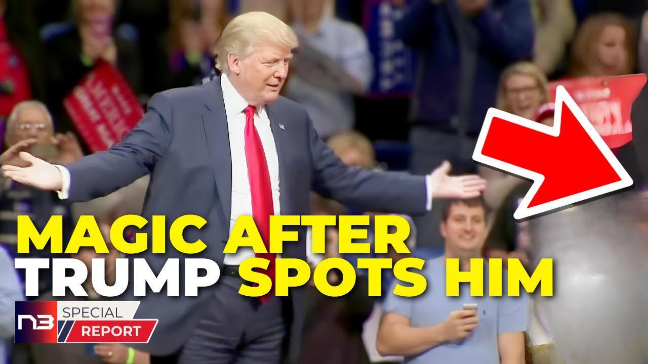 Trump Spots Baby In The Crowd Then Seconds Later Something Magical Happens That Will Melt Your Heart