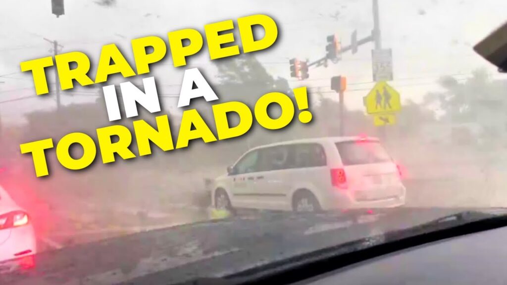 Man Trapped in Car Captures Harrowing Footage as Tornado Wreaks Havoc in Gaithersburg