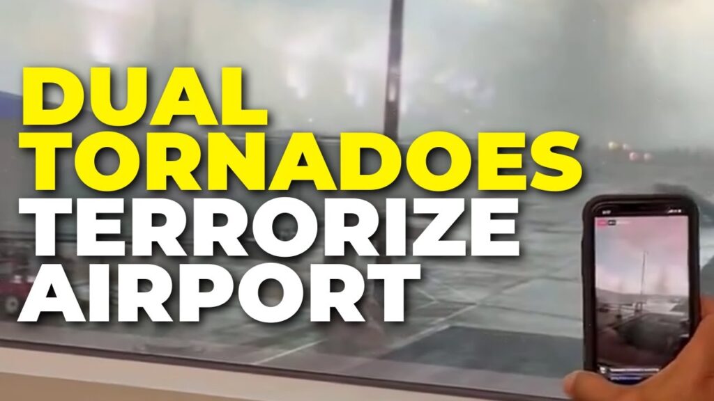 Dual Tornadoes Terrorize Midland Airport Travelers Flee For Their Lives As Chaos Unfolds